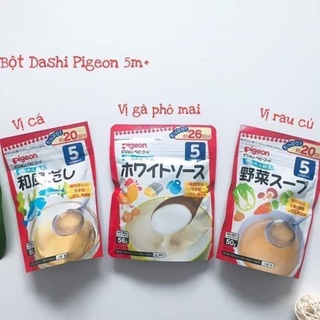 Bột nêm dashi Pigeon cho bé từ 5 tháng tuổi