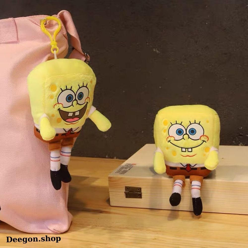 Móc khóa treo balo hình con sao biển và bọt biển,Móc chìa khóa nhìn thôi đã yêu rồi