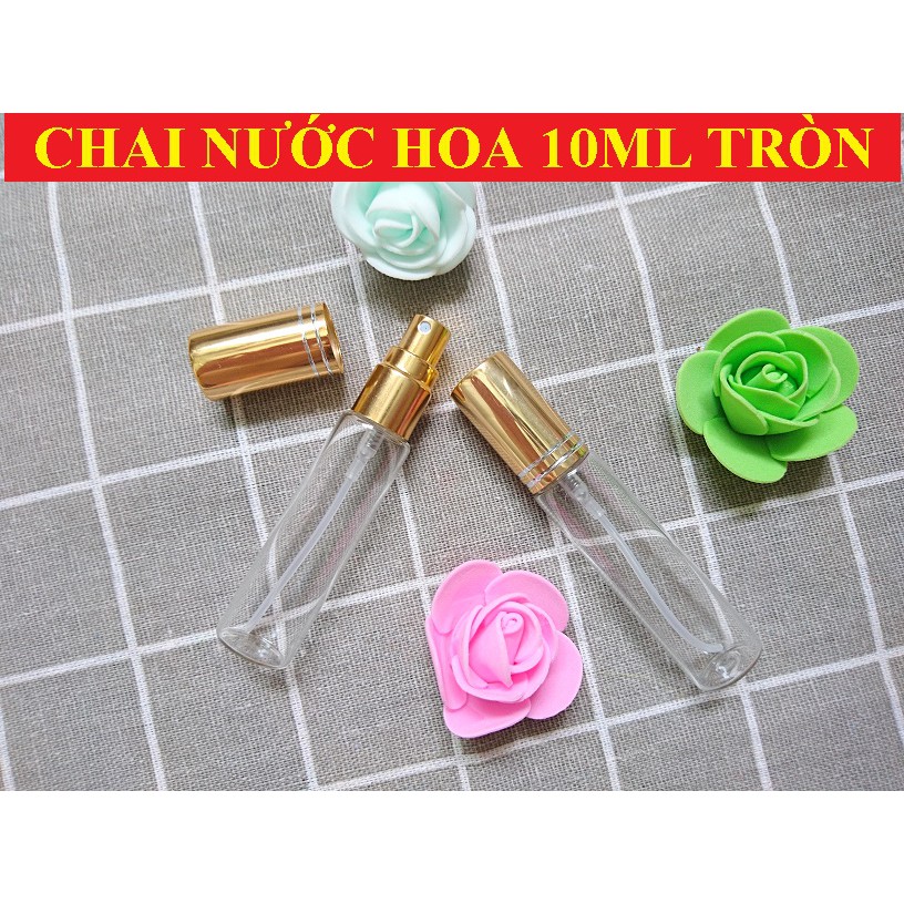 Lọ chiết nước hoa 10ml tròn