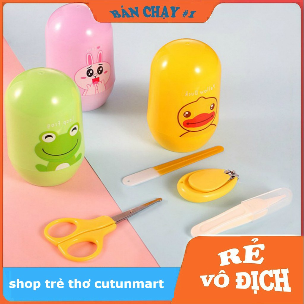 Bộ cắt móng tay 4 chi tiết cho bé siêu cute