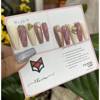 Móng up thiết kế hàn quốc siêu cute