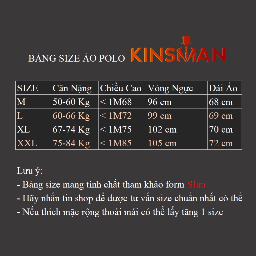 Áo Thun polo Nam KINSMAN Tay Ngắn có cổ bo phối màu trầm vải Cotton dày mịn Rẻ Đẹp PL730