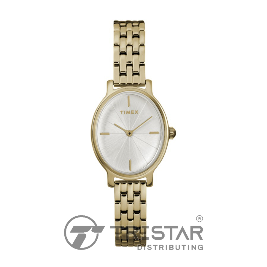 Đồng hồ Nữ Timex Classic Milano Oval 24mm - TW2R94100 Dây Kim Loại - Chính Hãng