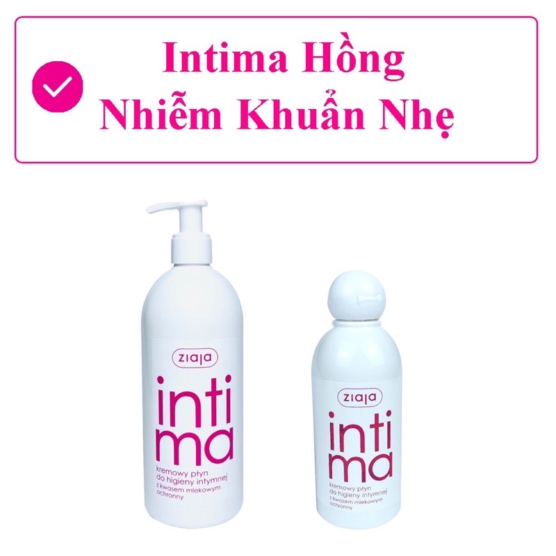 DUNG DỊCH VS PHỤ NỮ ZIAJA INTIMA 4 MÀU HỒNG, CAM, XANH NHẠT, XANH ĐẬM