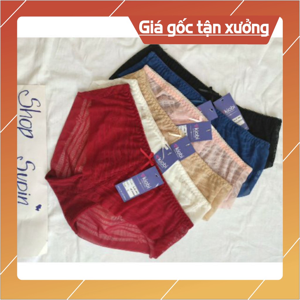 Combo 3 quần lót nữ kiobi ren lưới