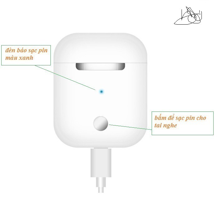 Tai Nghe Bluetooth Chính Hãng I12 Không Dây Nhét Tai Phụ Kiện Tai Nghe Điện Thoại IOS Và Android Hoaianshop29