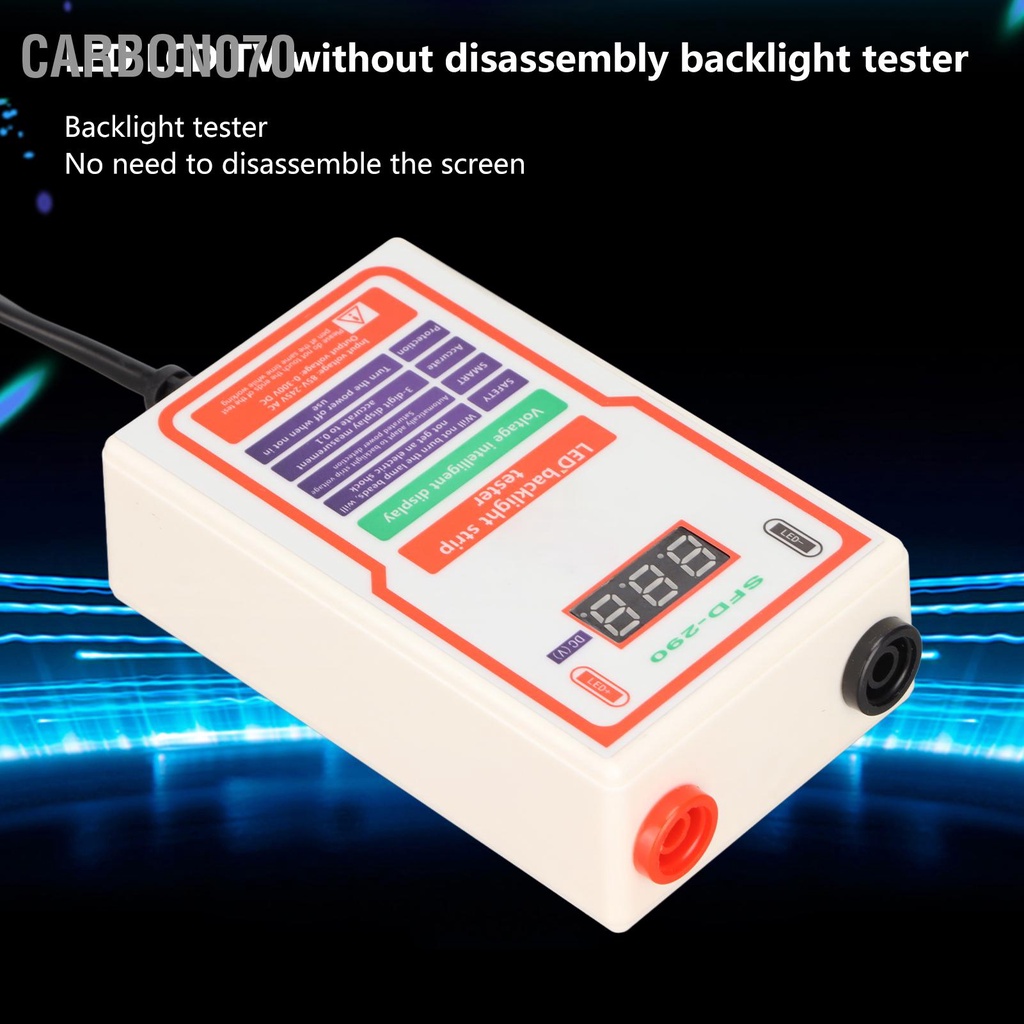 Carbon070 SFD ‑ 290 Tester 0‑300V Ngõ ra LED TV Dụng cụ kiểm tra hạt dải đa năng