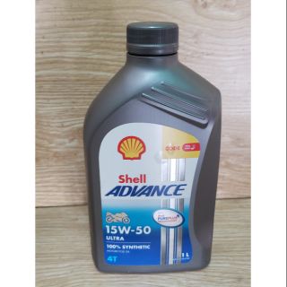 Nhớt shell ULTRA 15w50 xe số 1 lít