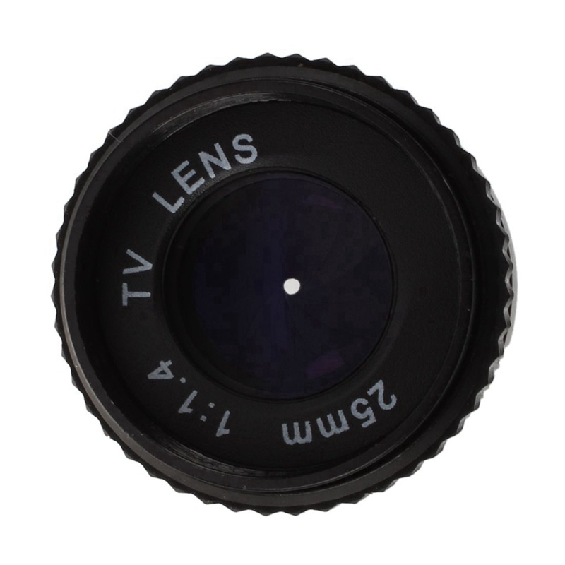 Ống kính máy ảnh màu đen 25mm F1.4 CCTV và vòng chuyển đổi ống kính C cho Canon EOS M M2 M3