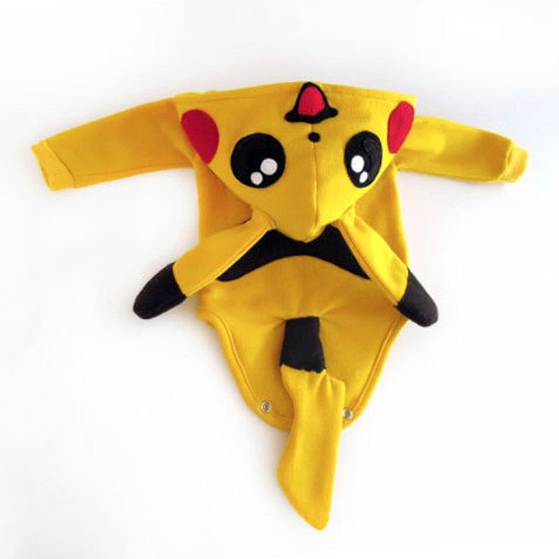 Áo liền quần họa tiết Pikachu cho bé hóa trang Halloween