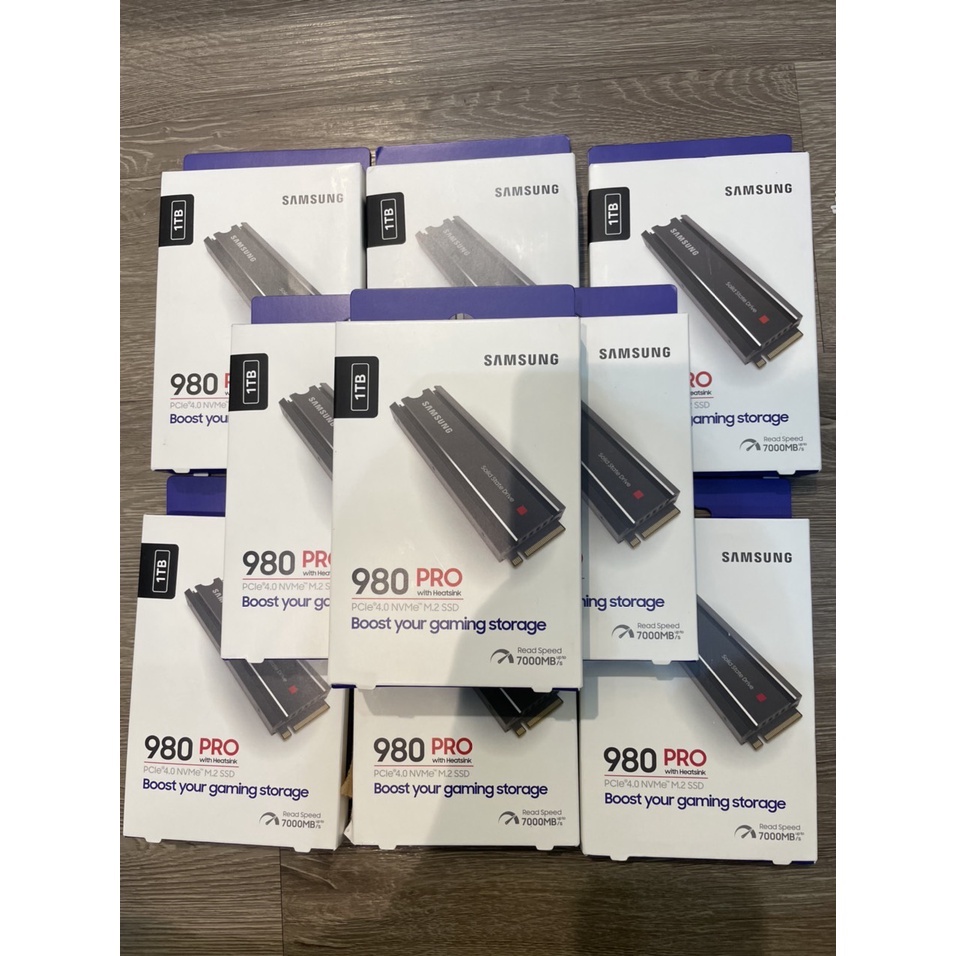 Ổ cứng máy tính SSD Samsung 980 Pro PCIe Gen4x4 M2 2280 NVMe 1TB2TB HeatSink