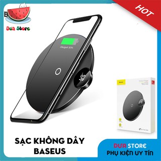 Đế sạc nhanh không dây baseus digital led display max 10w wxsx