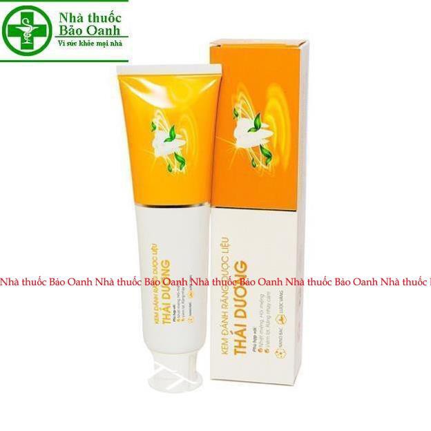 Kem đánh răng dược liệu Thái Dương - Tube 100gr