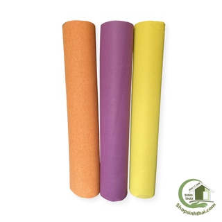 Thảm nỉ lót trải sàn màu tím, vàng, cam - 1m² - Chọn màu