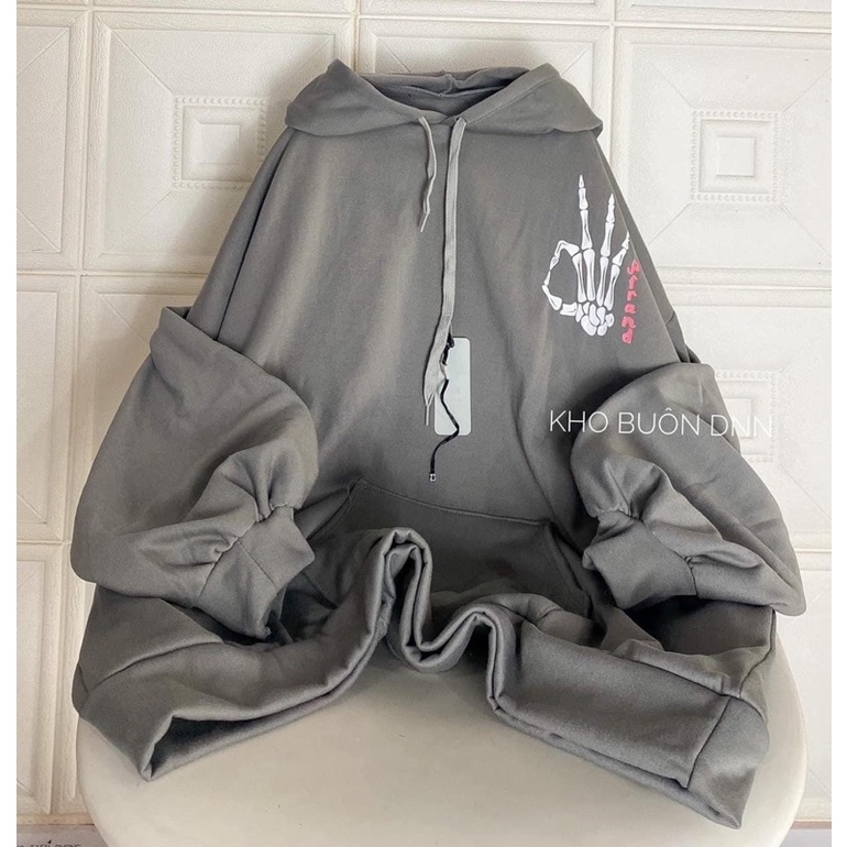 Áo Nỉ Mũ Hoodies Bàn Tay Xương Ullzang (Free ship/hàng có sẵn) | BigBuy360 - bigbuy360.vn