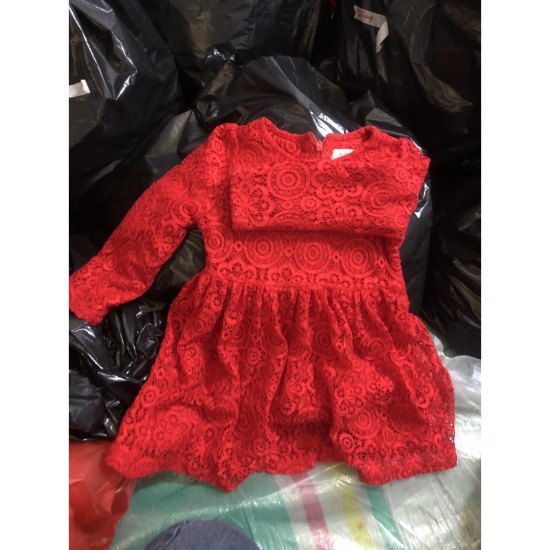 Váy cho bé lót nhung size 12 kg