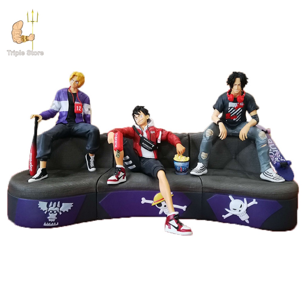 Mô hình One Piece Bộ 3 ACE, LUFFY & SABO Style Supreme Cực Gắt