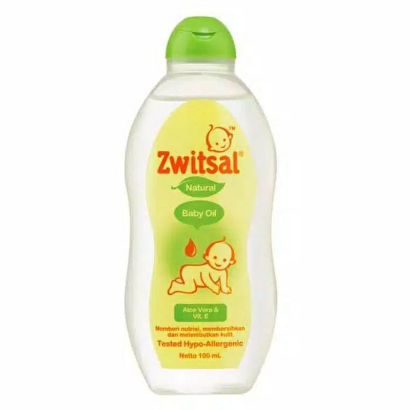 (Hàng Mới Về) Dầu Dưỡng Da Em Bé Tự Nhiên Zwitsal 100ml