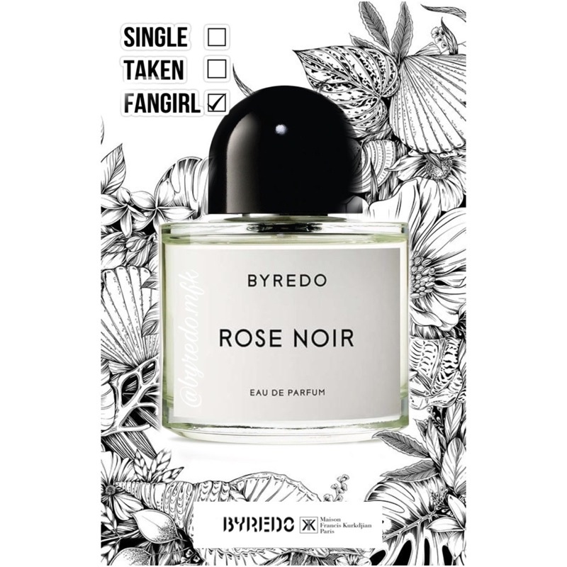 Mẫu thử nước hoa Byredo Rose Noir Tester 5ml/10ml/20ml