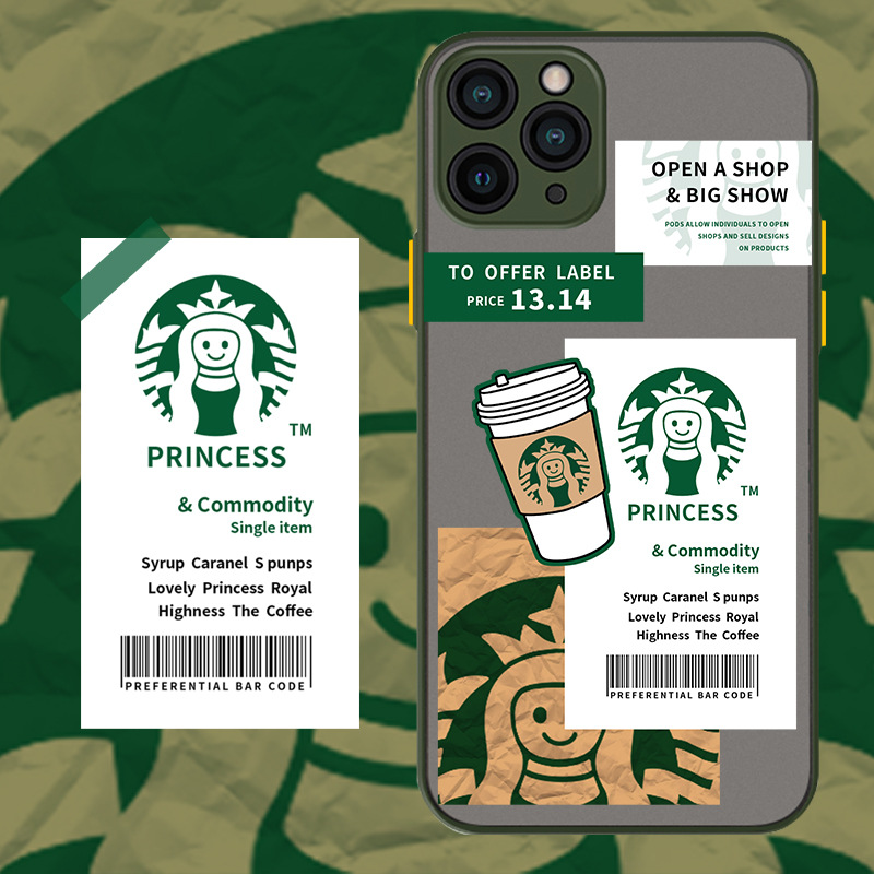 Ốp Lưng Hình Ly Cà Phê Thời Trang Cho Iphone 11 Pro Max Xr / Xs / X | BigBuy360 - bigbuy360.vn