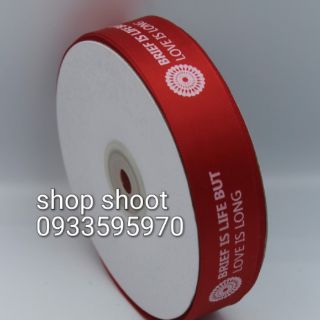 RUY BĂNG LỤA 3 PHÂN CHỮ  love is long