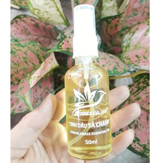 Tinh Dầu Sả Chanh 100 NATURAL Việt Nam Lọ To 50ml dạng xịt làm thơm căn phòng tinh khôi của bạn