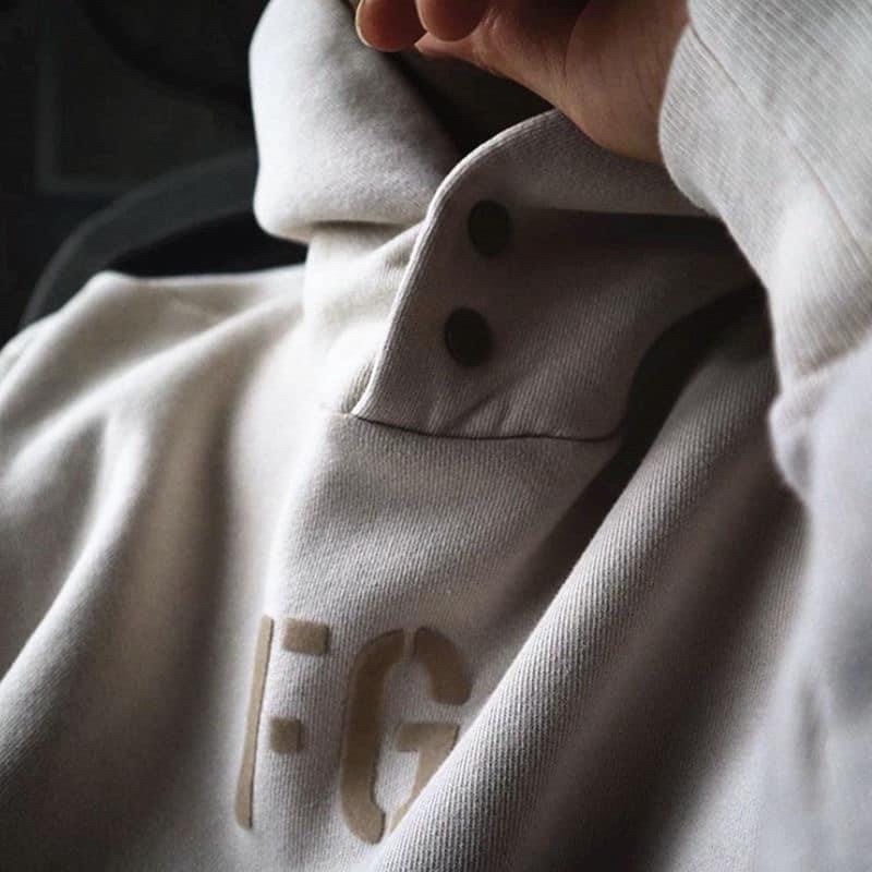 Có video thật. Áo nỉ mũ hoodie Fear of God nỉ bông tag nhựa | BigBuy360 - bigbuy360.vn