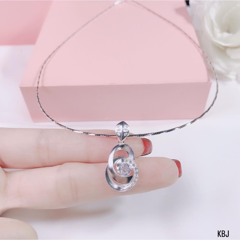Kiềng cổ bạc ta siêu sang siêu chảnh. Thiết kế mềm nhẹ tinh tế cuốn hút ánh nhìn- Bạc Nomi