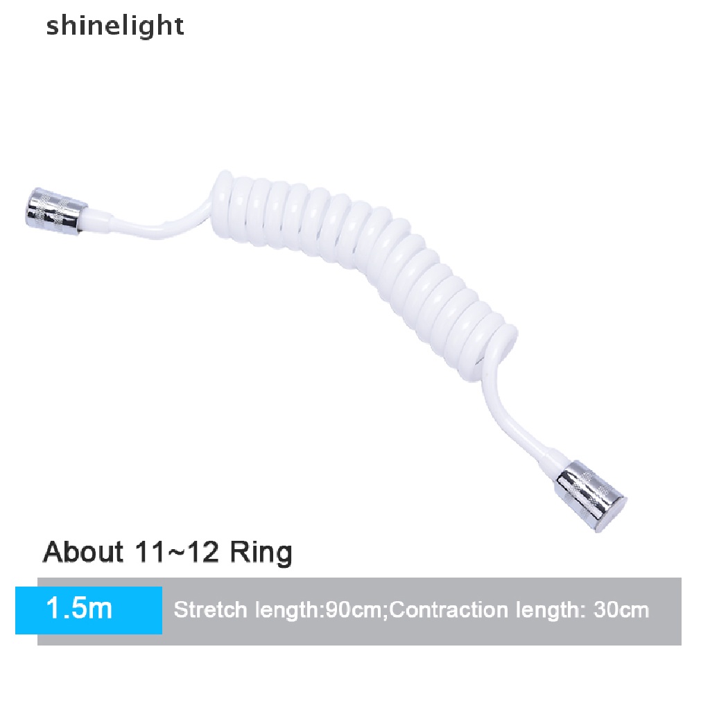 [shinelight] Phụ Kiện Ống Nước Dây Điện Thoại Linh Hoạt Cho Phòng Tắm