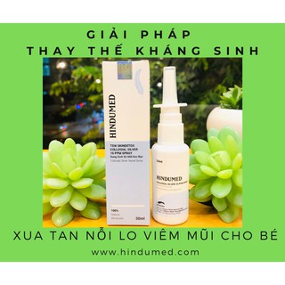 DUNG DỊCH VỆ SINH MŨI HINDUMED 30ML- GIẢI PHÁP TỰ NHIÊN AN TOÀN CHO BÉ BỊ VIÊM MŨI, XOANG