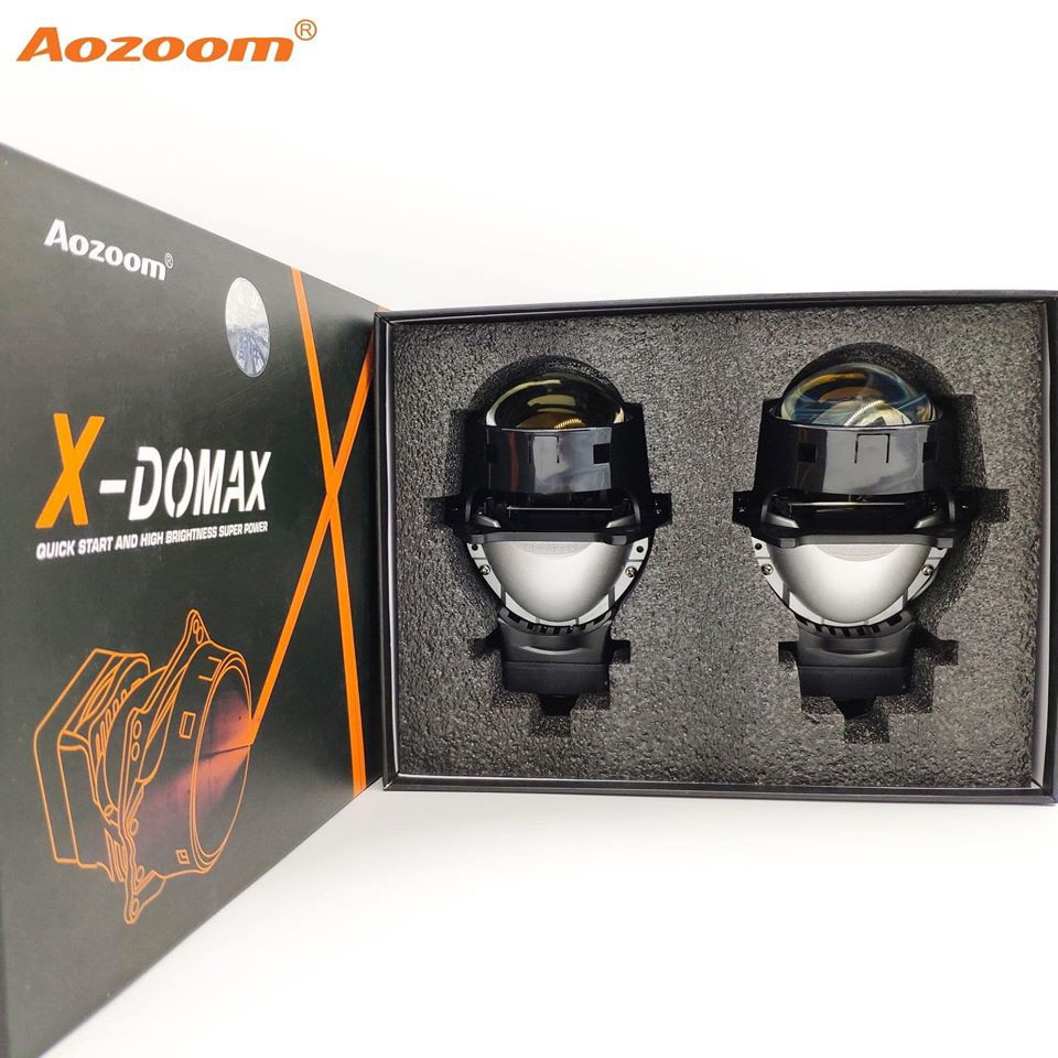 BI LED AOZOOM X DOMAX - giải pháp tăng sáng hiệu quả hài lòng cho các bác tài