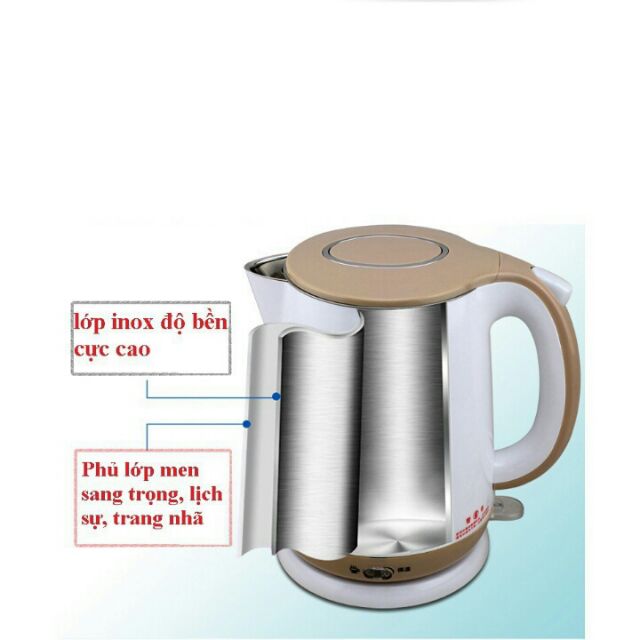 Ấm siêu tốc C10 dung tích 2lít.