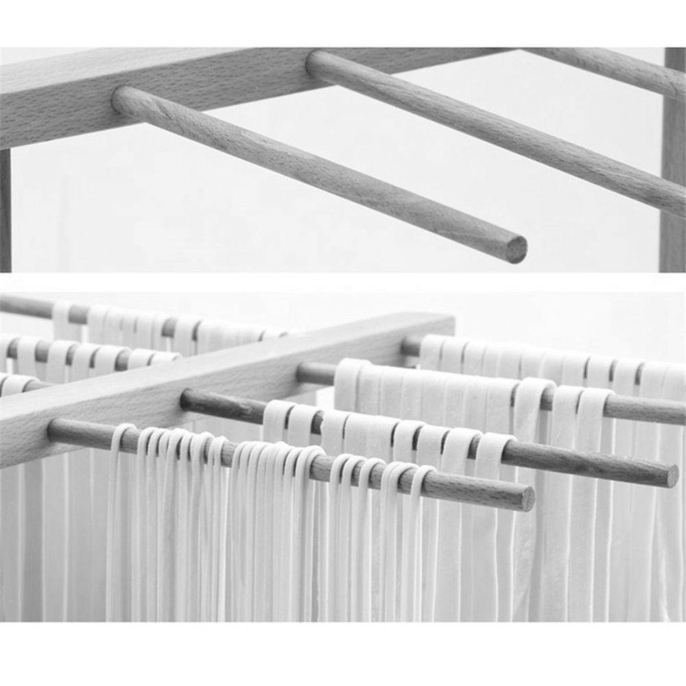 Giá Đỡ Phơi Khô Mì Spaghetti Bằng Gỗ Tự Nhiên Tiện Dụng Cho Nhà Bếp