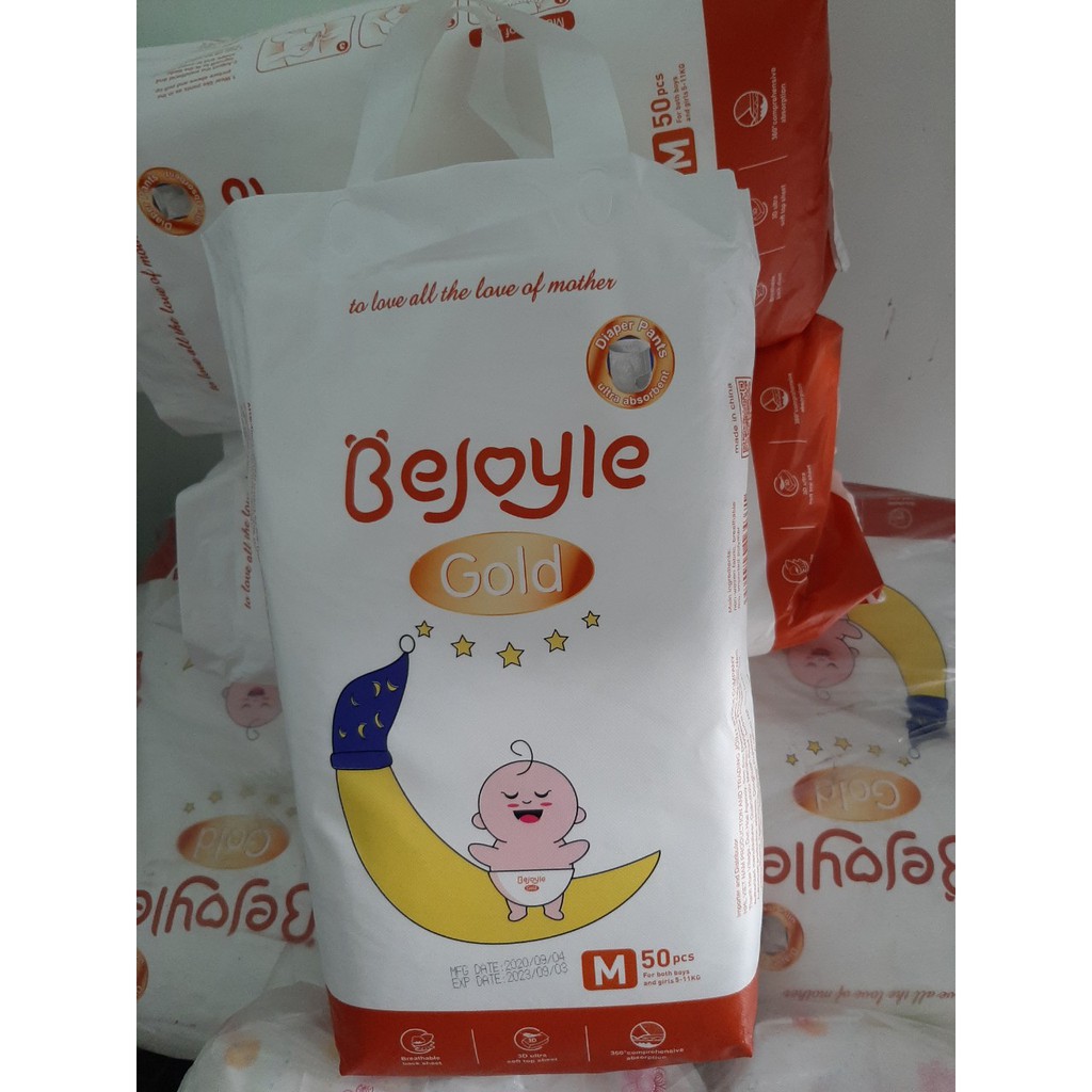 Bỉm quần Bejoyle Gold Size M đến 3XL 50 miếng