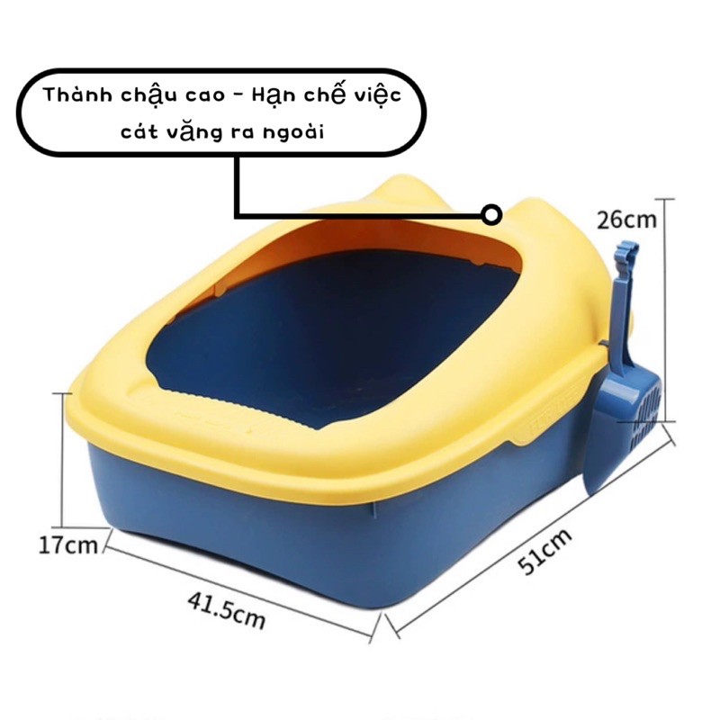 Chậu cát đi vệ sinh cho mèo - THÀNH CAO