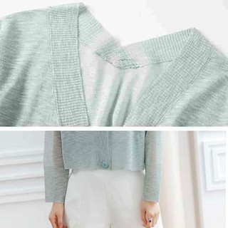 Áo Khoác Len Form Ngắn Nữ