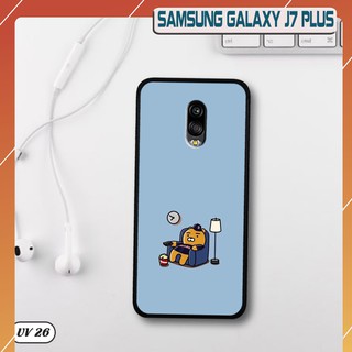 Ốp lưng Samsung J7 Plus- lưng nhám ,ngộ nghĩnh