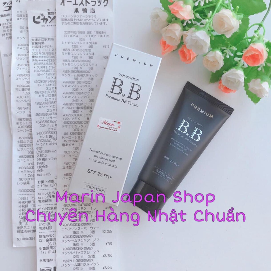 (SALE) Kem nền chống nắng Premium Younation BB Cream Nội Địa Nhật Bản