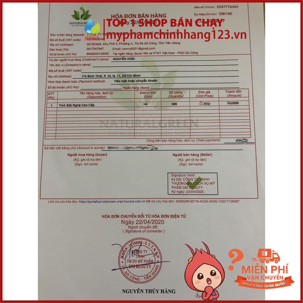 Tinh bột nghệ nhà làm 1 kg đảm bảo chất lượng chụp toàn cam thường (ảnh thật)