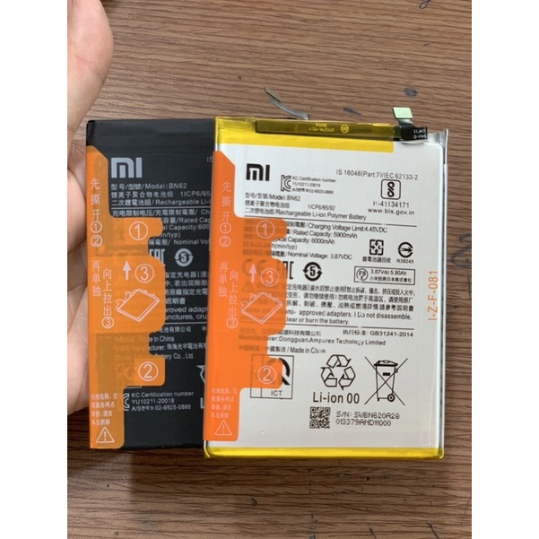 Pin Xiaomi BN62 Poco M3 / Redmi note 9 / Redmi 9T