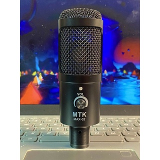 Micro cao cấp MTK MAX 02 USB dùng cho thu âm, Karaoke, Livestream online trên PC, Laptop