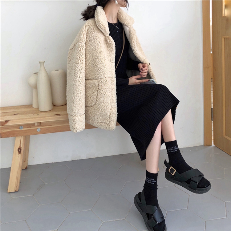 Đầm dệt kim thời trang thu đông thanh lịch cho nữ | BigBuy360 - bigbuy360.vn