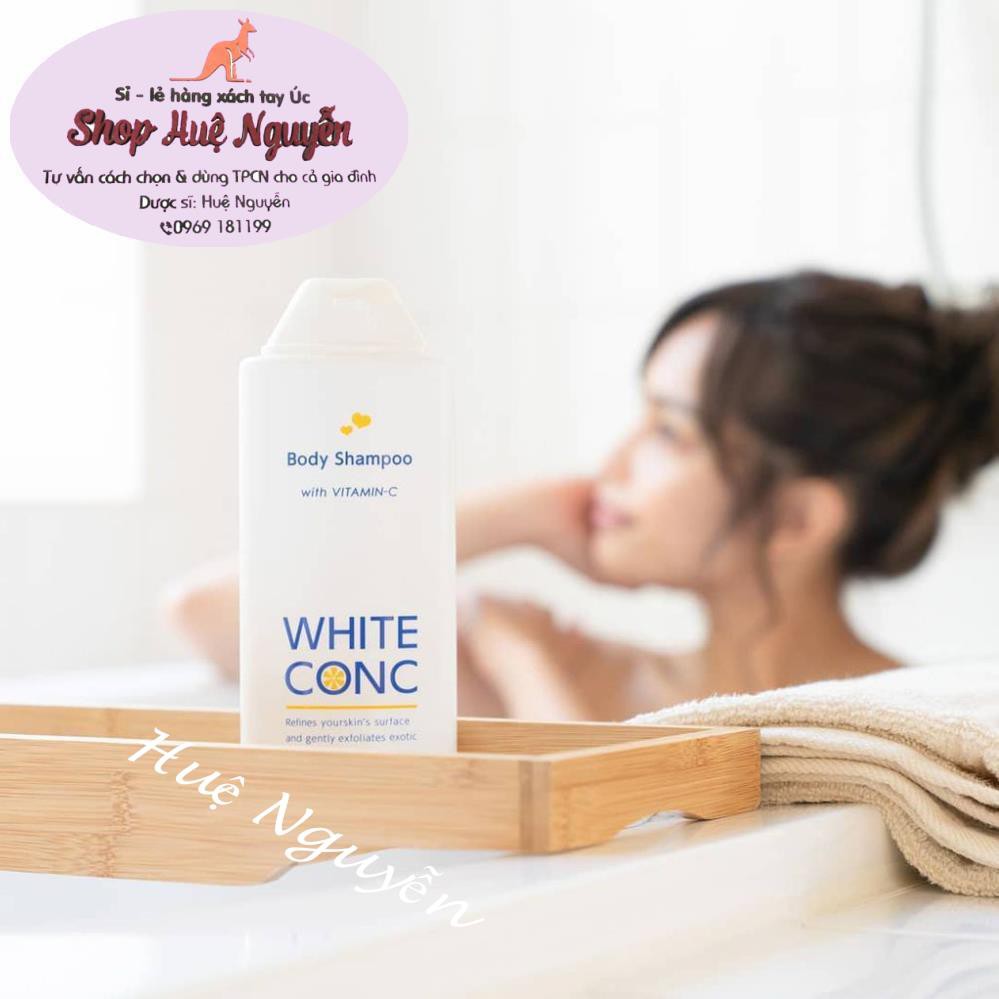 Sữa Tắm Dưỡng Trắng White Conc 150ml 360ml Nhật Bản