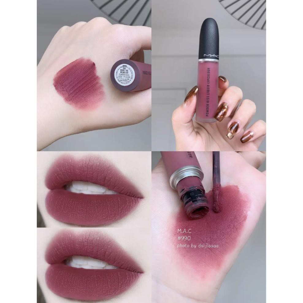 SON KEM Lì MAC Powder Kiss Liquid Lipcolour. Hàng cam kết chính hãng, BAO CHECK CODE CHECK MÃ, BILL ĐẦY ĐỦ