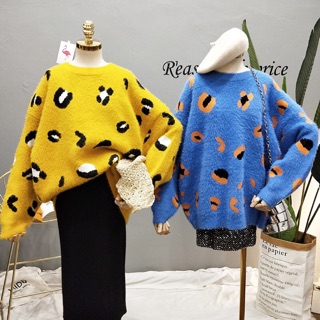 Áo len hoạ tiết korea