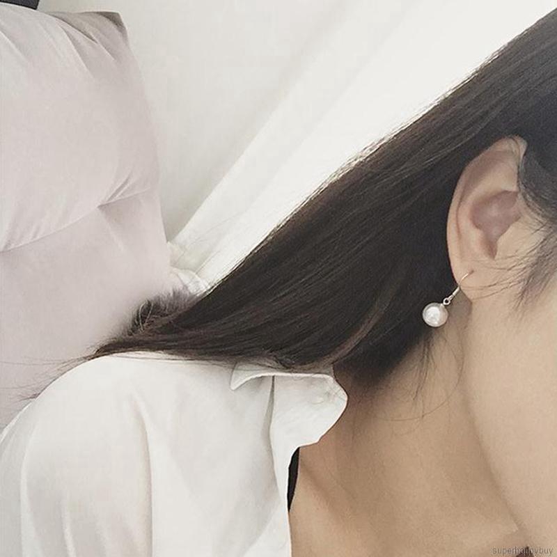 Khuyên tai ngọc trai đơn giản thanh lịch dành cho nữ