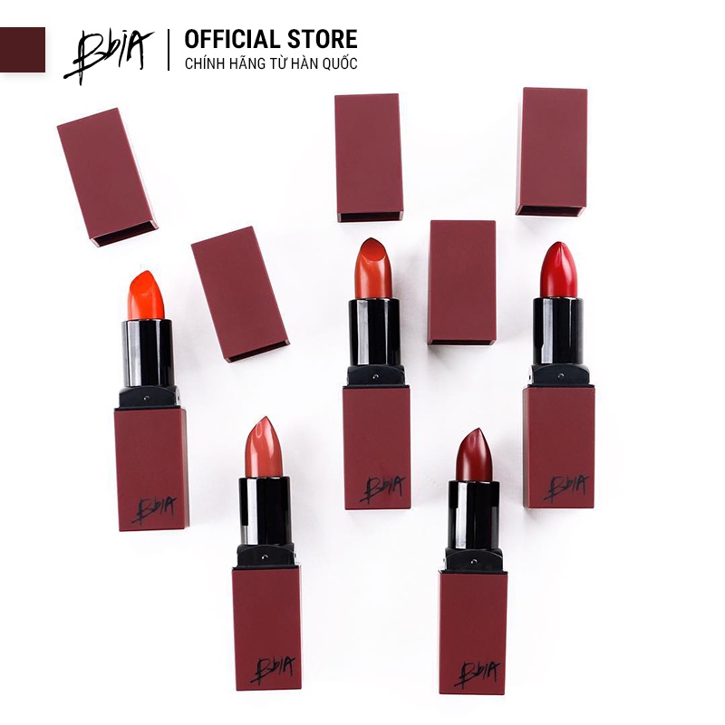 Son Thỏi Lì Bbia Last Lipstick Version 3 - 15 Successful  (Màu Đỏ Ớt) 3.5g - Bbia Offical Store