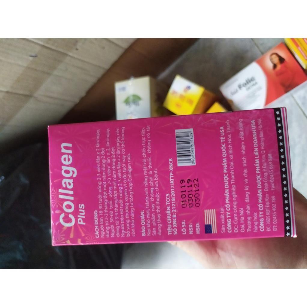 Collagen Plus ĐẸP DA, SÁNG DA - COLLAGEN + C nhau thai cừu sữa ong chúa 60 viên