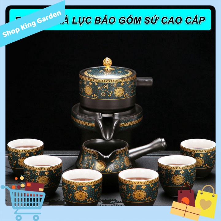 King's Garden - BỘ ẤM TRÀ CỐI XAY ĐÀI BẮC TAIPEI TEA MILL CAO CẤP