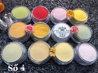 set bột mỹ đắp hoa bột, 12 hũ 10g